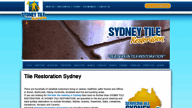 What Sydneytilerestoration.com.au website looked like in 2021 (3 years ago)