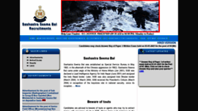 What Ssbrectt.gov.in website looked like in 2021 (4 years ago)