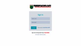 What Sapk-online.batukota.go.id website looked like in 2021 (3 years ago)