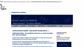 What Schuettelreim-gedichte.de website looked like in 2021 (3 years ago)