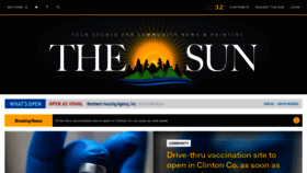 What Suncommunitynews.com website looked like in 2021 (3 years ago)