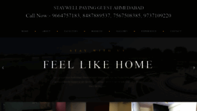 What Staywellahmedabad.com website looked like in 2021 (3 years ago)