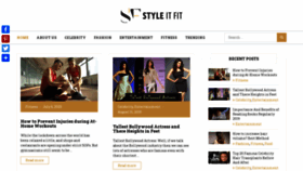 What Styleitfit.com website looked like in 2021 (3 years ago)