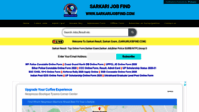 What Sarkarijobfind.com website looked like in 2021 (3 years ago)