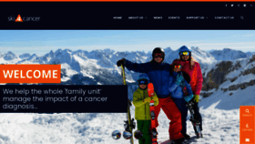 What Ski4cancer.org website looked like in 2021 (3 years ago)