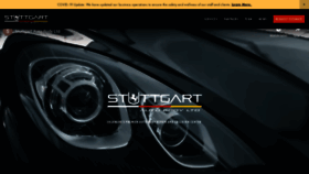 What Stuttgartautobody.com website looked like in 2021 (3 years ago)