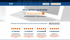 What Sellyourmac.com website looked like in 2021 (3 years ago)