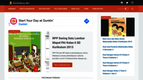 What Sekolahdasar.net website looked like in 2021 (3 years ago)