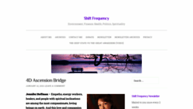 What Shiftfrequency.com website looked like in 2021 (3 years ago)