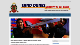 What Sanddunesschool.com website looked like in 2021 (3 years ago)
