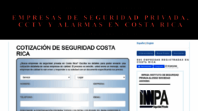 What Seguridadencostarica.com website looked like in 2021 (3 years ago)