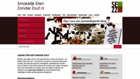 What Smakelijketenzonderzout.nl website looked like in 2021 (3 years ago)