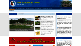 What Sotnmt.tayninh.gov.vn website looked like in 2021 (3 years ago)