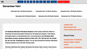 What Samacheerkalvi.guru website looked like in 2021 (3 years ago)