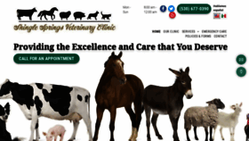 What Shinglespringsveterinaryclinic.com website looked like in 2021 (3 years ago)