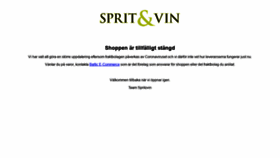 What Spritovin.se website looked like in 2021 (3 years ago)