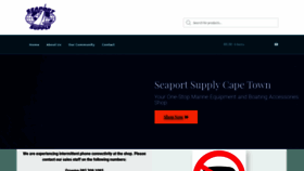 What Seaportsupply.co.za website looked like in 2021 (3 years ago)
