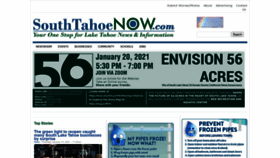 What Southtahoenow.com website looked like in 2021 (3 years ago)