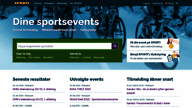 What Sporti.dk website looked like in 2021 (3 years ago)