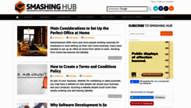 What Smashinghub.com website looked like in 2021 (3 years ago)