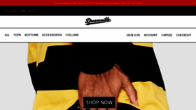 What Shop.dreamville.com website looked like in 2021 (3 years ago)