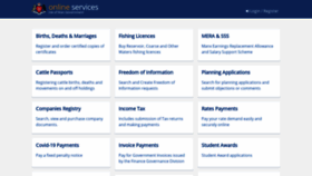 What Services.gov.im website looked like in 2021 (3 years ago)