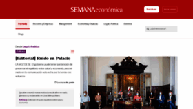 What Semanaeconomica.com website looked like in 2021 (3 years ago)
