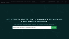 What Seowebchecker.com website looked like in 2021 (3 years ago)