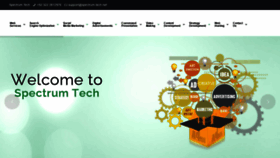 What Spectrum-tech.net website looked like in 2021 (3 years ago)