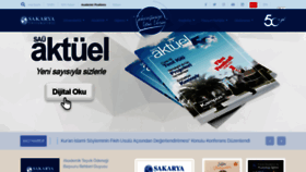 What Sakarya.edu.tr website looked like in 2021 (4 years ago)