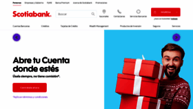 What Scotiabank.com.mx website looked like in 2021 (3 years ago)