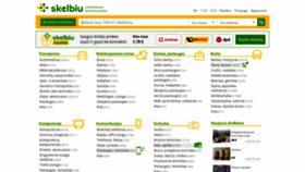 What Skelbiu.lt website looked like in 2021 (3 years ago)