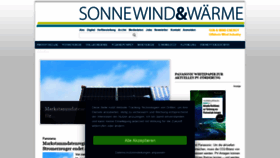 What Sonnewindwaerme.de website looked like in 2021 (3 years ago)