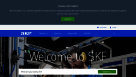 What Skf.com website looked like in 2021 (3 years ago)