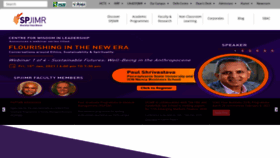 What Spjimr.org website looked like in 2021 (3 years ago)