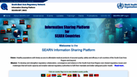 What Searn-isp.org website looked like in 2021 (3 years ago)