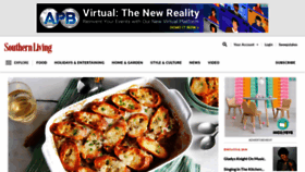 What Southernliving.com website looked like in 2021 (3 years ago)