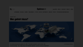 What Spektrum.de website looked like in 2021 (3 years ago)