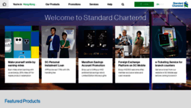 What Standardchartered.com.hk website looked like in 2021 (3 years ago)