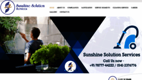 What Sunshinesolution.in website looked like in 2021 (3 years ago)