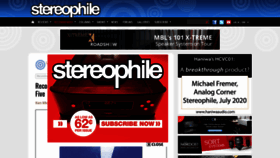 What Stereophile.com website looked like in 2021 (3 years ago)