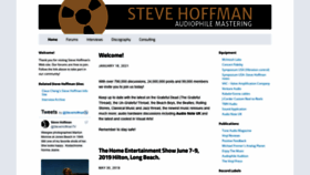 What Stevehoffman.tv website looked like in 2021 (3 years ago)