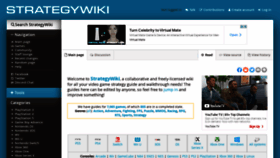 What Strategywiki.org website looked like in 2021 (3 years ago)