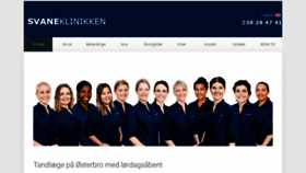 What Svaneklinikken.dk website looked like in 2021 (3 years ago)