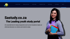 What Sastudy.co.za website looked like in 2021 (3 years ago)