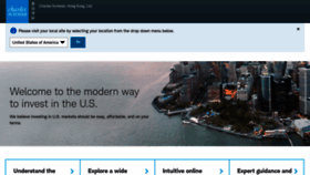 What Schwab.com.hk website looked like in 2021 (3 years ago)
