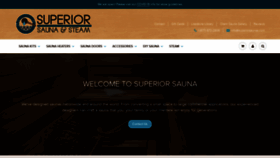 What Superiorsaunas.com website looked like in 2021 (3 years ago)