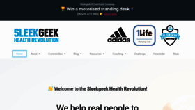 What Sleekgeek.co.za website looked like in 2021 (3 years ago)