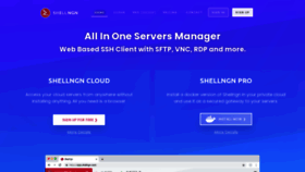 What Shellngn.com website looked like in 2021 (3 years ago)