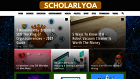 What Scholarlyoa.com website looked like in 2021 (3 years ago)